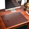 Dacasso Chocolate BrownLeatherette 24" x 19" Desk Mat without Rails PR-3427 - alternate 2